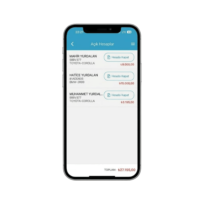 Manifolt mobile visibility and dashboard screen